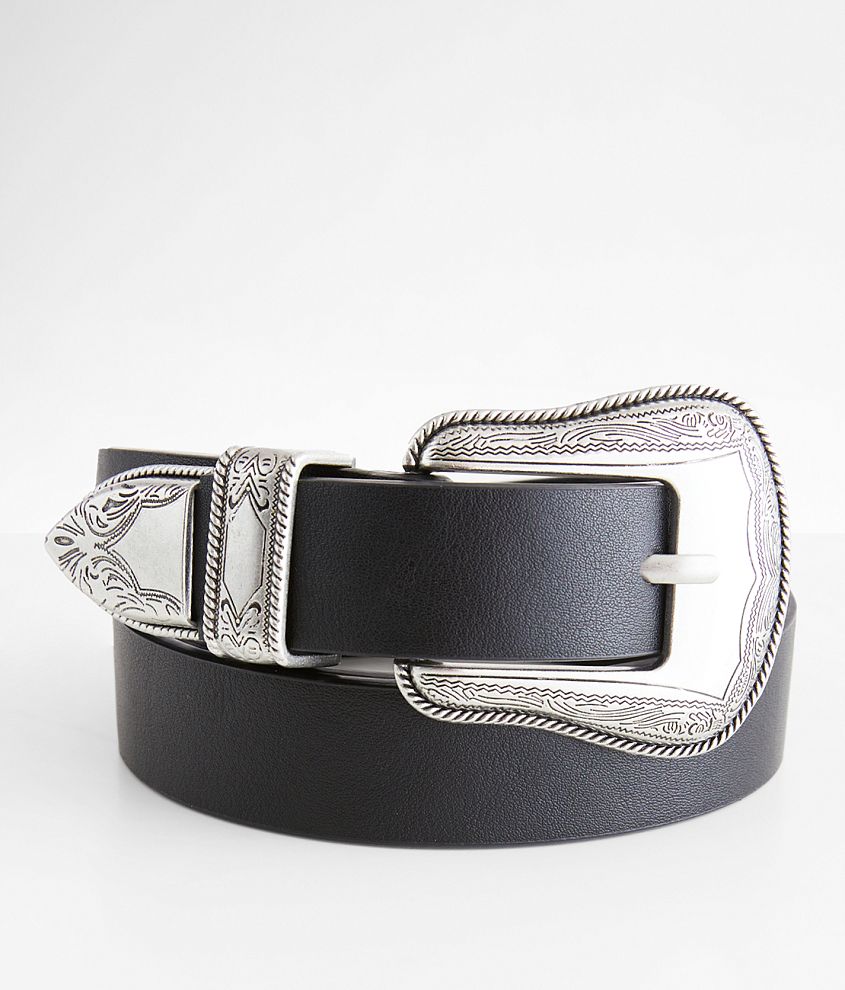 Black western outlet belt womens