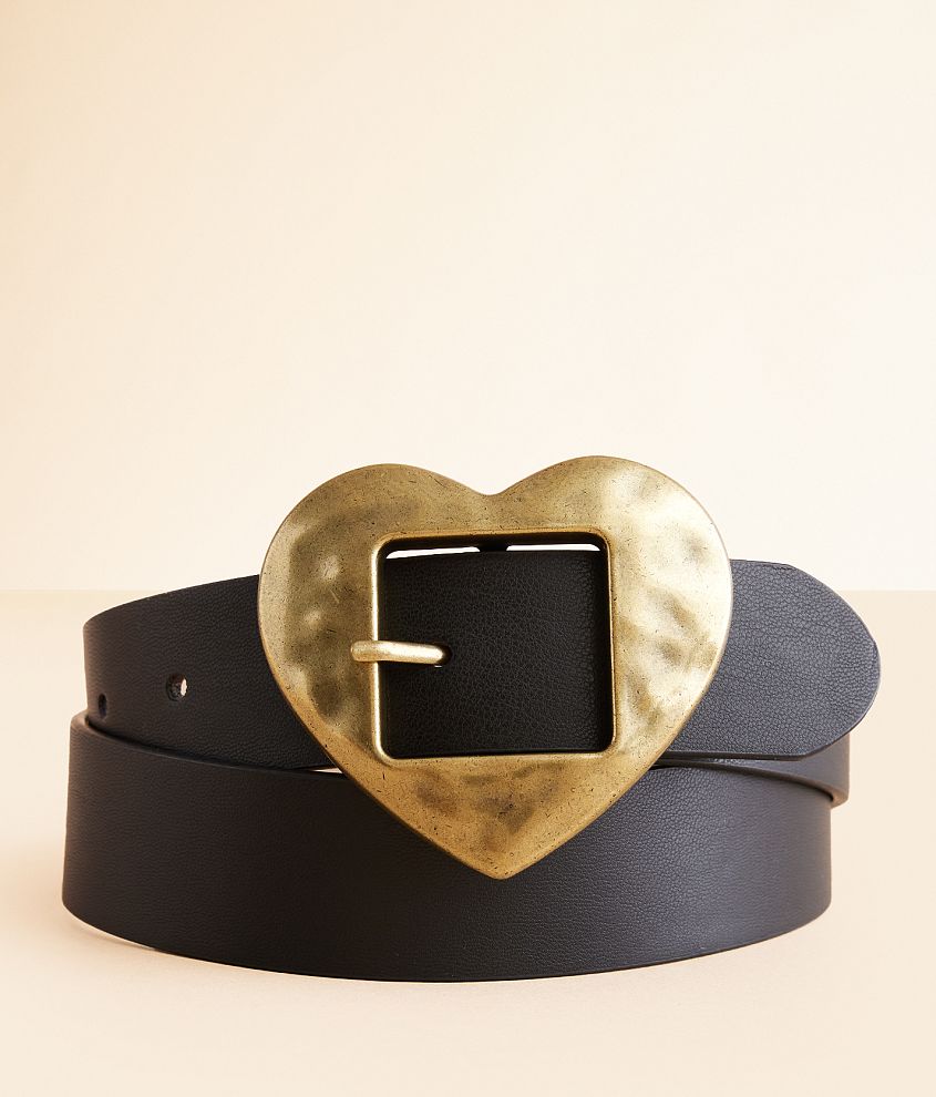 BKE Heart Buckle Belt front view