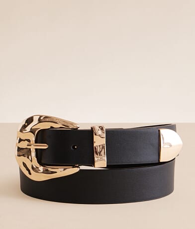 BKE Melted Metal Belt front view