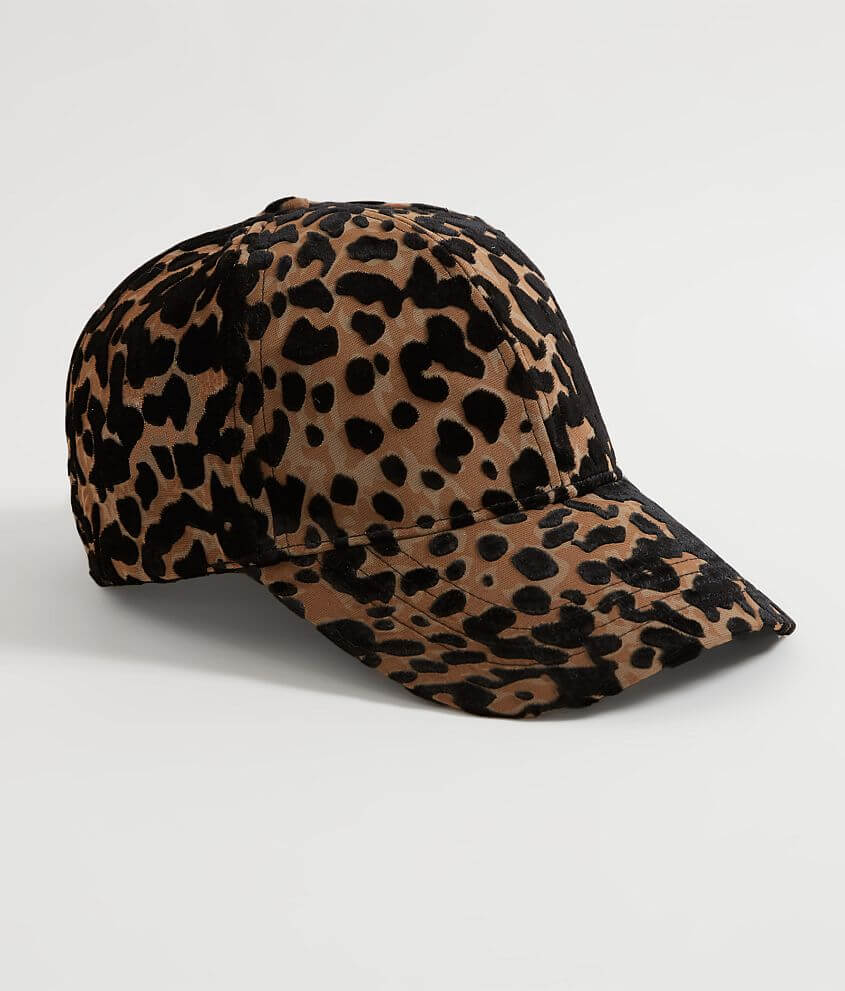 Cheetah Baseball Hat front view