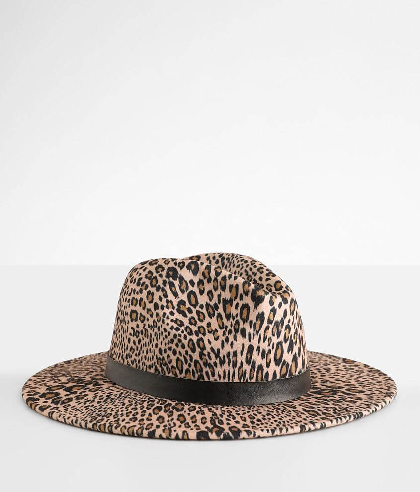 Leopard store print hat