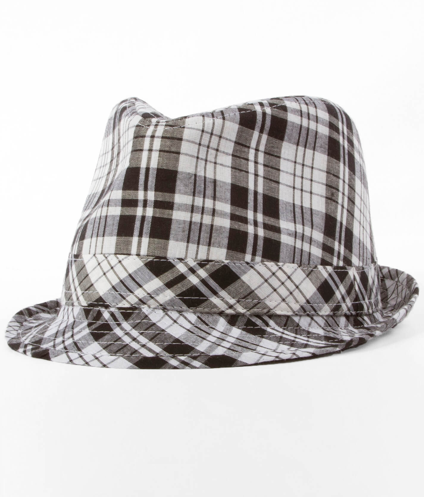 mens plaid fedora hats