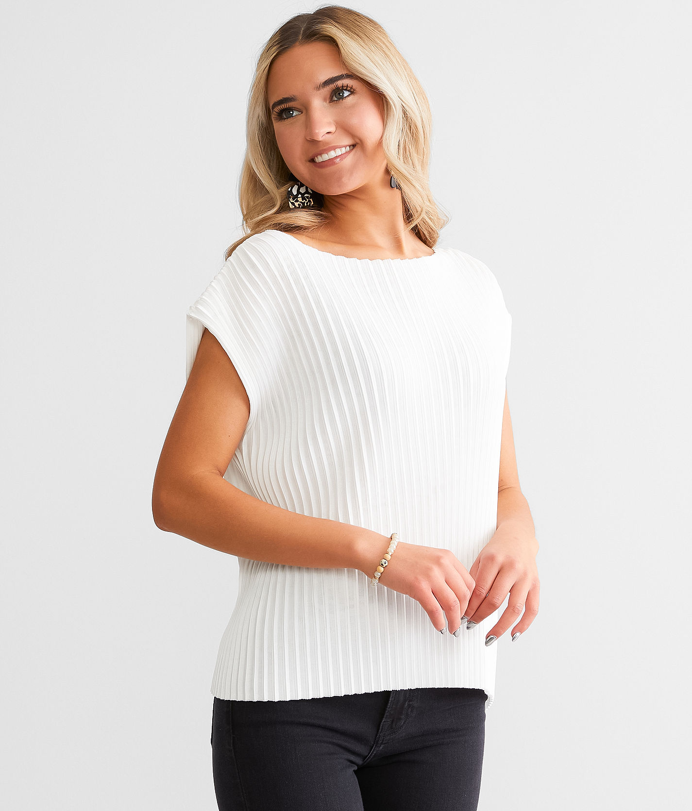 Grade & Gather Pleated Top - Women's Shirts/Blouses in White | Buckle