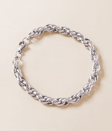BKE Twisted Rope Chain Bracelet front view
