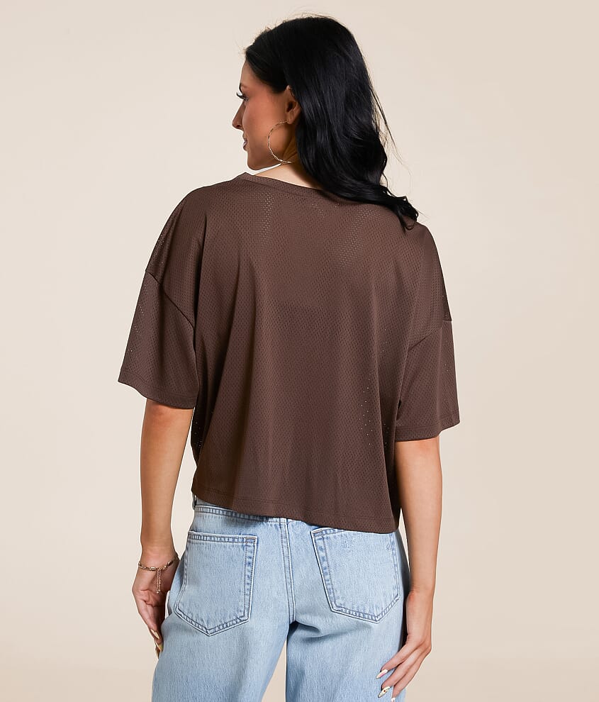 Camo Lace Trim Jersey