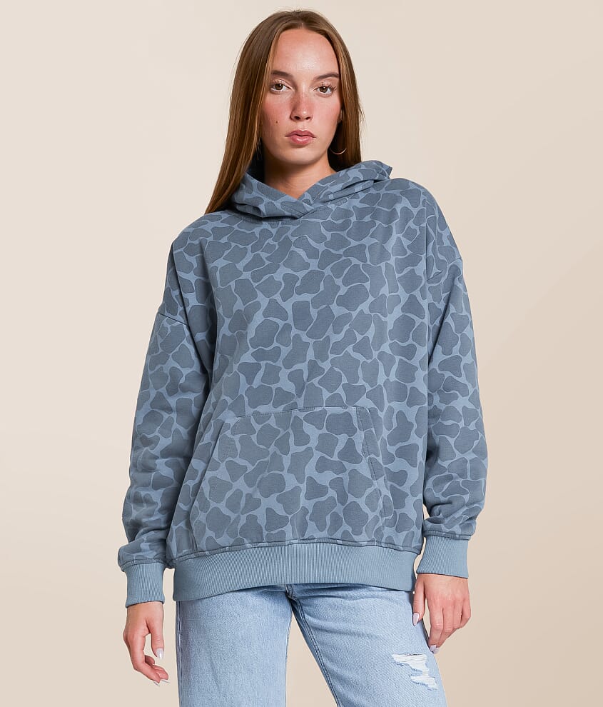 Washed Camo Hooded Sweatshirt - thumbnail 2