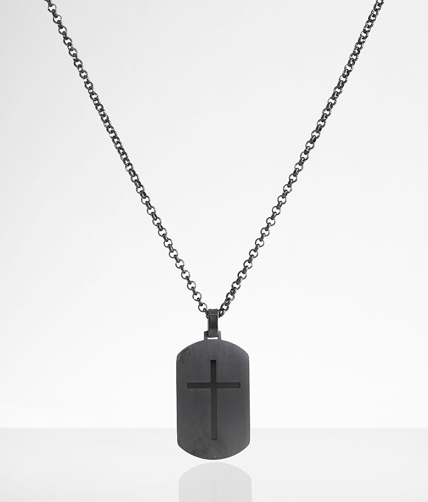 BKE Scripture Dog Tag Necklace front view