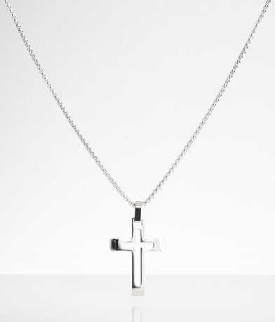 BKE Cross 23" Necklace front view