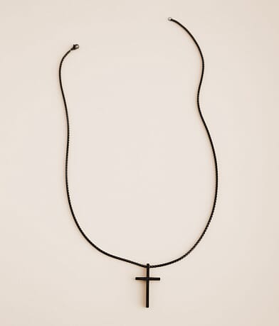 BKE Cross 23&quot; Necklace misc detail 1 view
