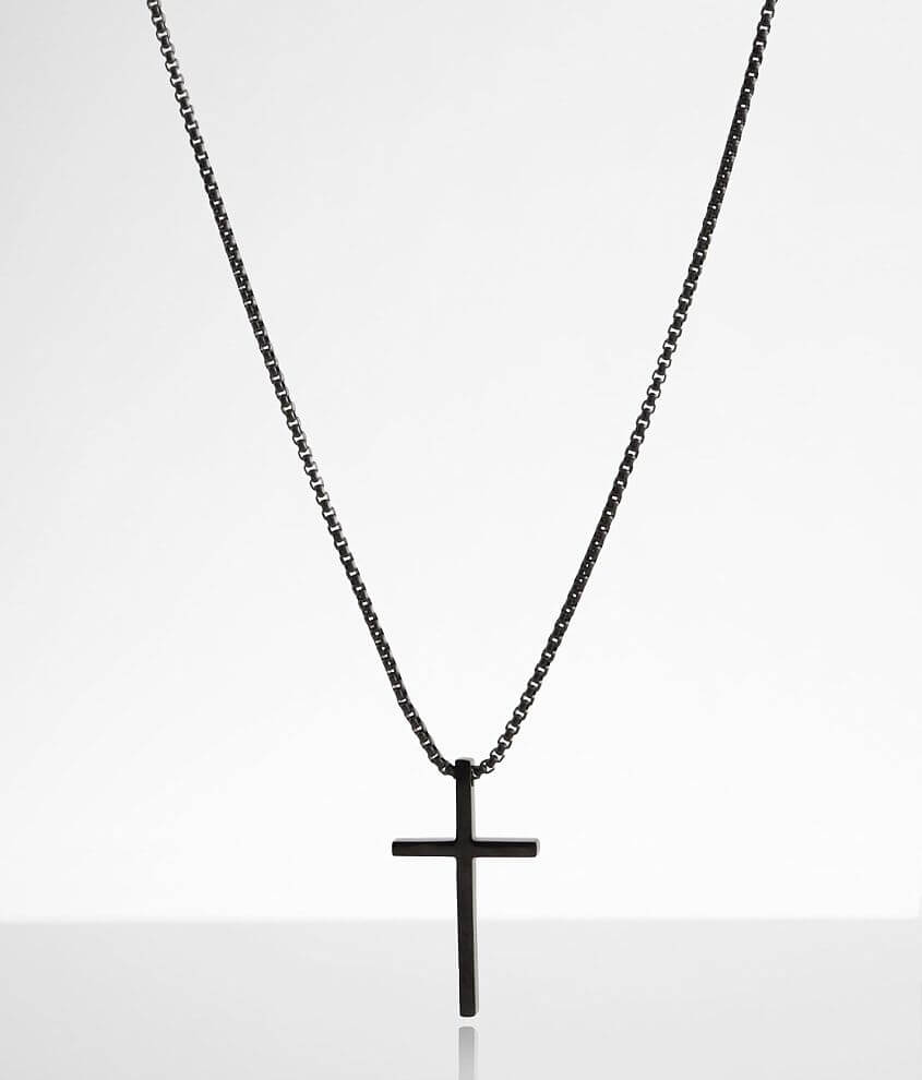 Black chains shop with cross