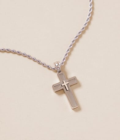BKE Cross 20" Necklace front view