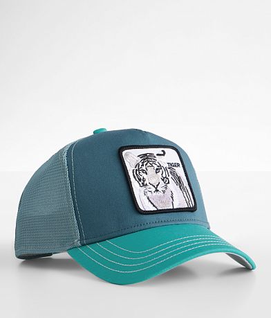 Sage Patch Trucker Cap Blue - Striper