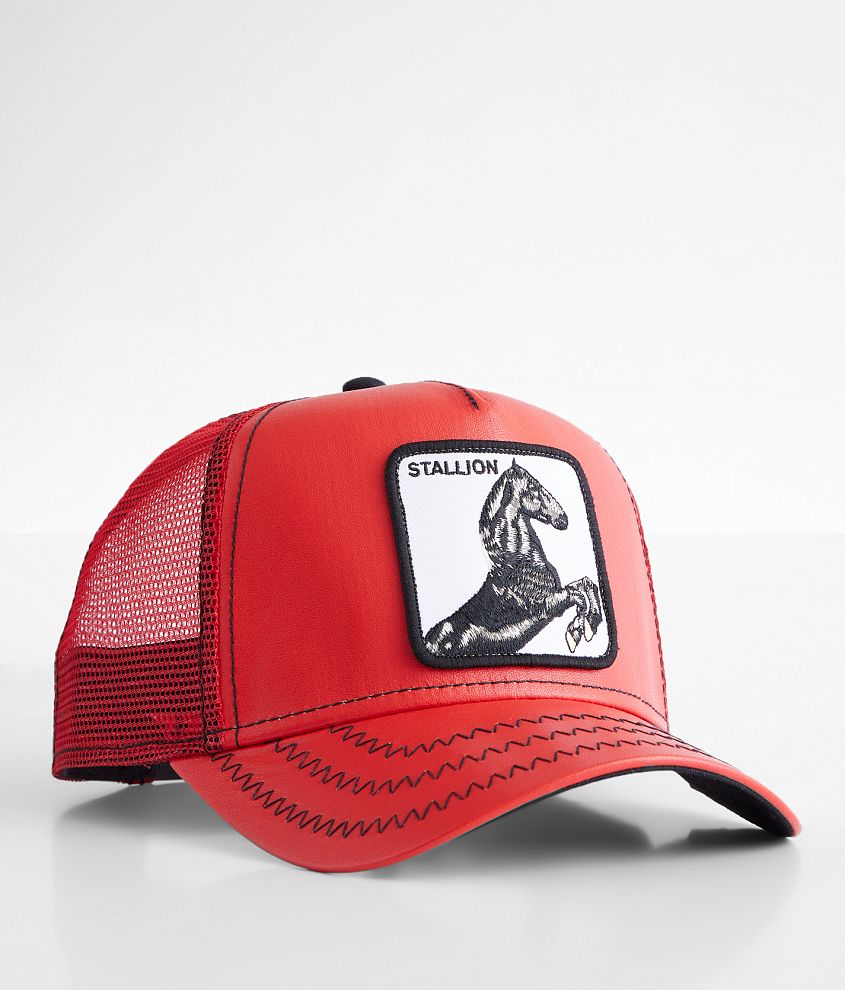 Goorin Bros. Cherry Mustang Trucker Hat front view