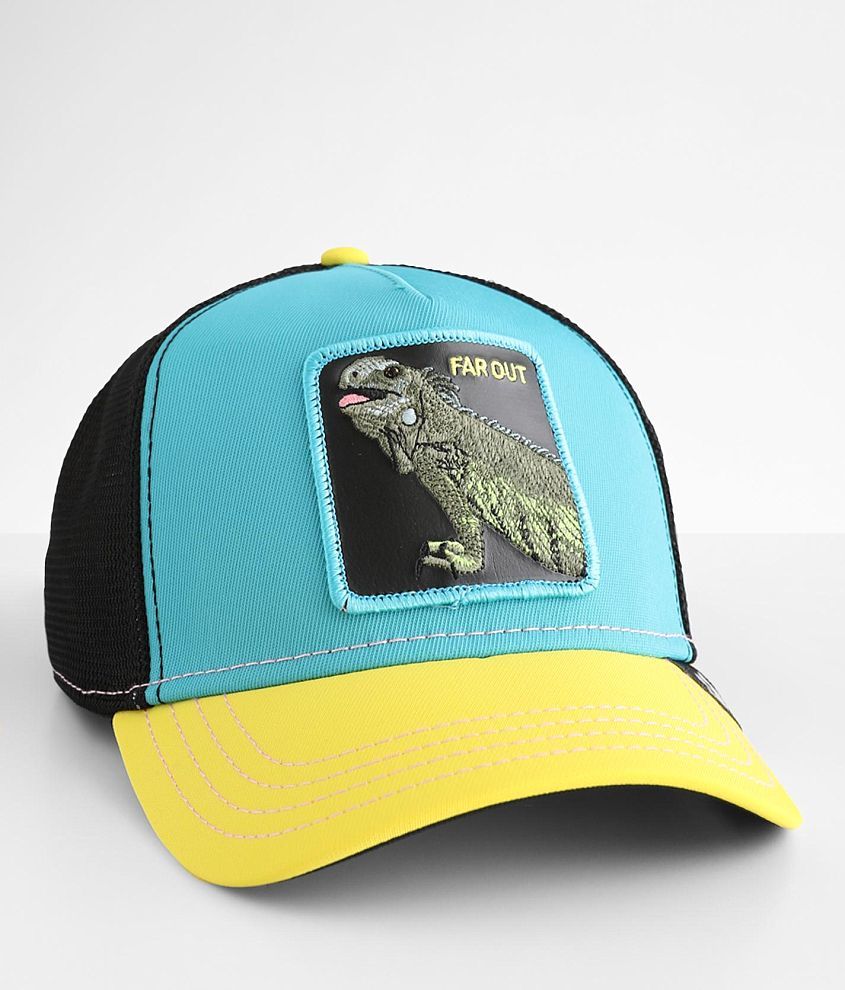 Goorin Brothers Iguana Party Stretch Trucker Hat front view