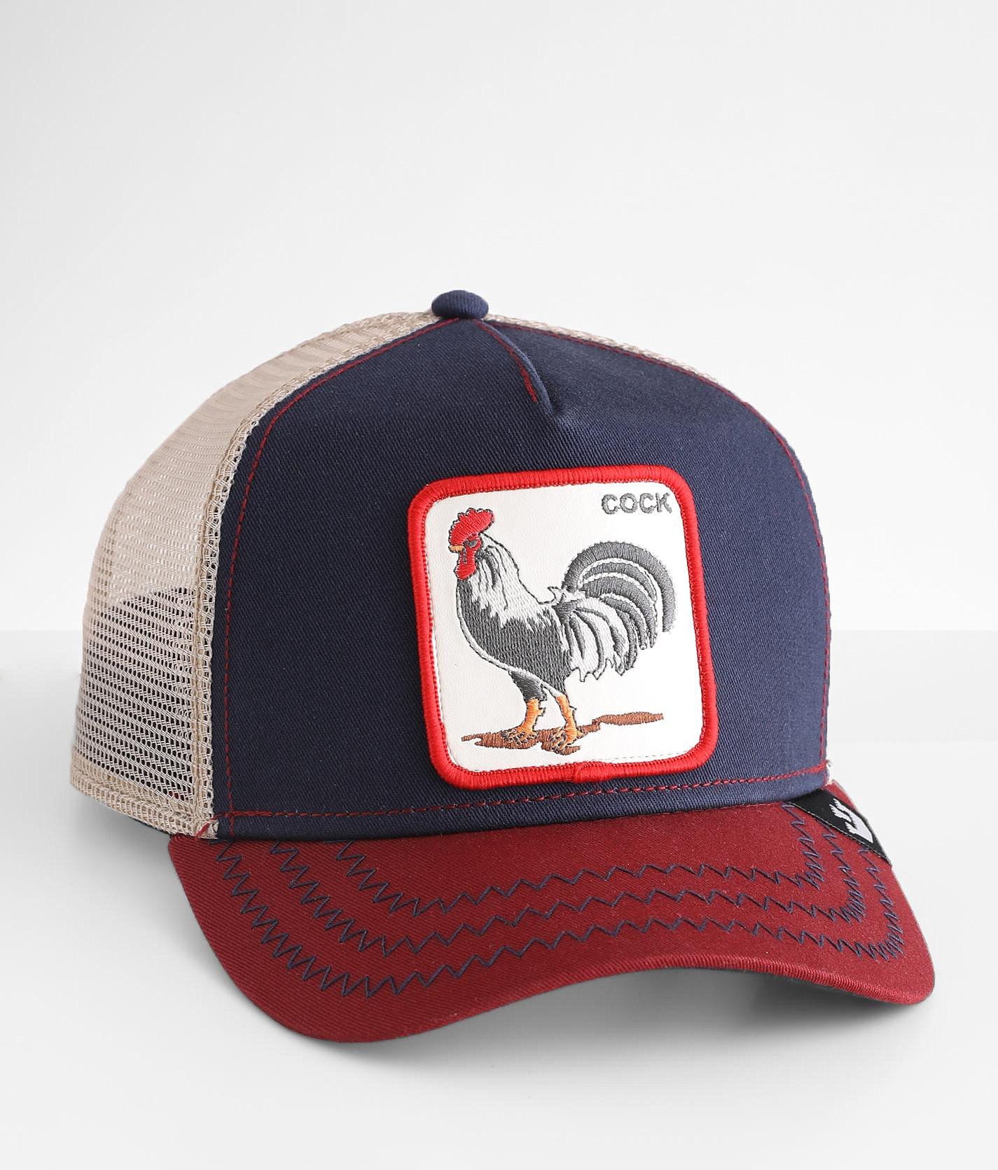 Goorin Bros Premium Rooster Trucker Mens Hat Khaki Yellow 101-1336-KHA