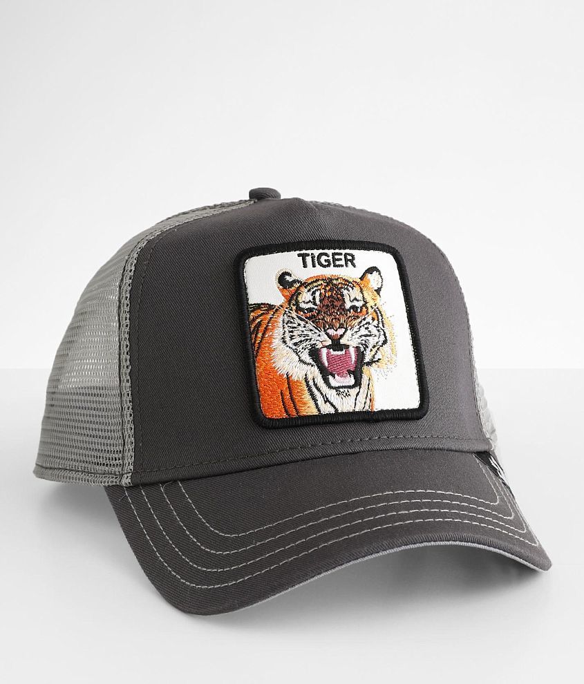 Goorin Bros. The Tiger Trucker Hat Men's Hats in Grey Buckle