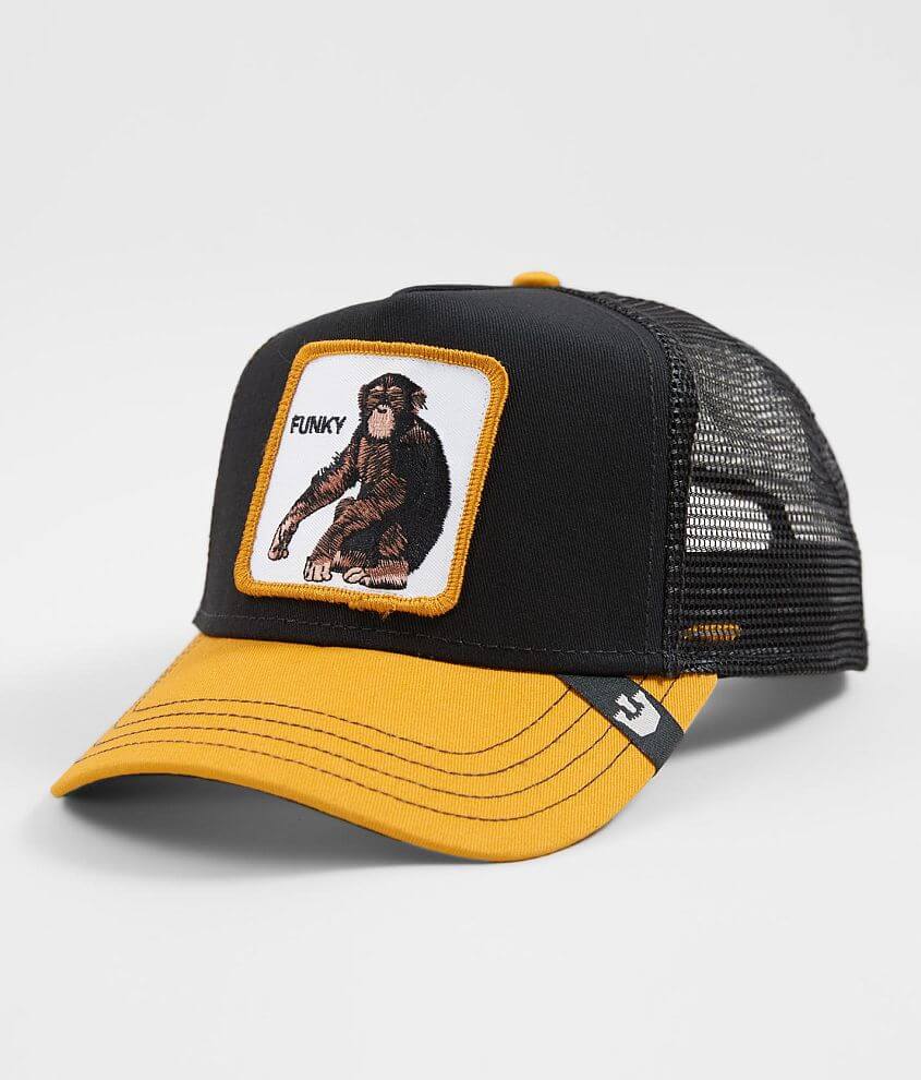 Goorin Brothers Banana Shake Trucker Hat Men's Hats in Black Buckle