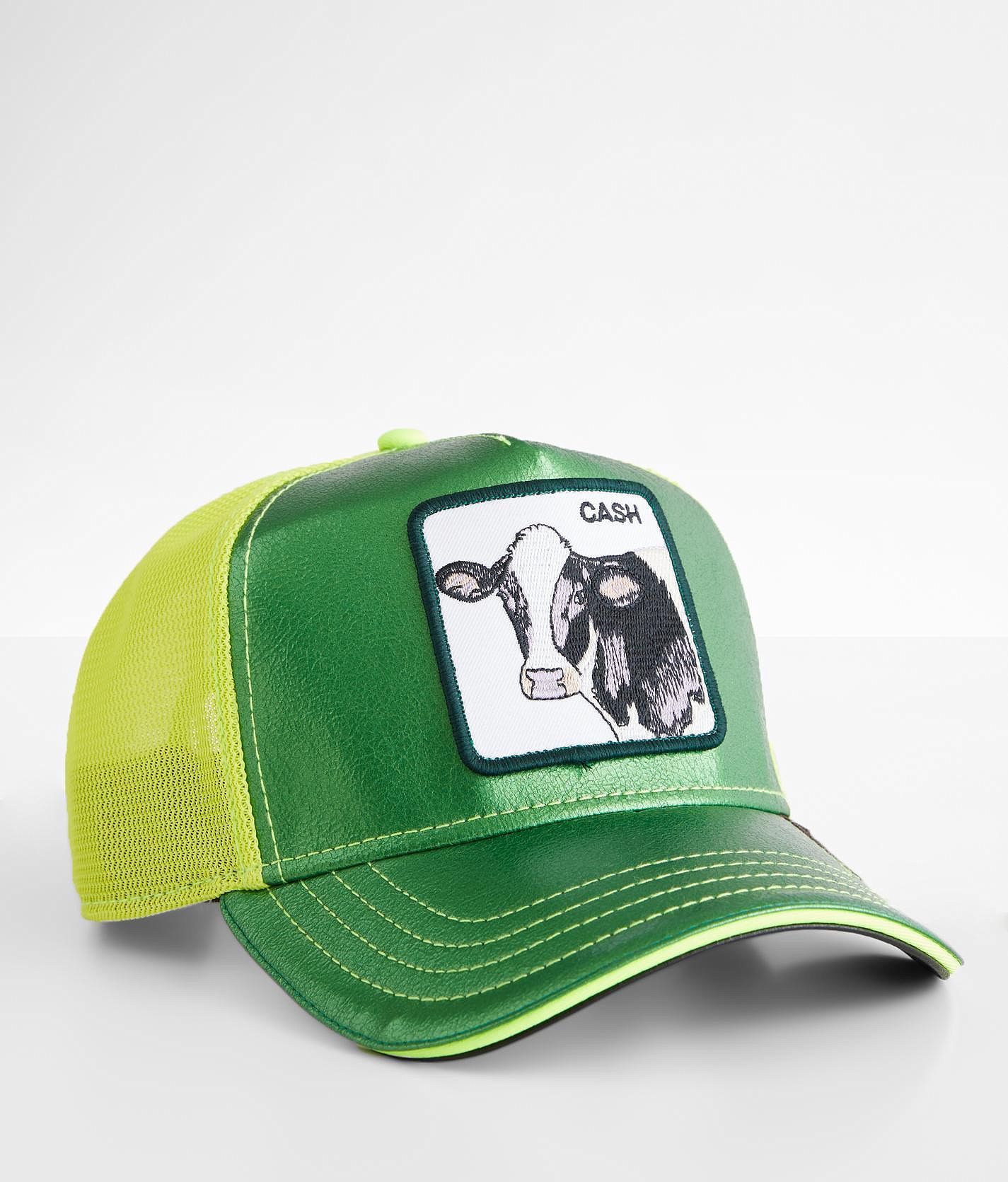 NWT Goorin Bros One more time lime hat size M Goorin Brothers 101-1531 Large Mouth Suede Trucker Mens Hat  main image 2