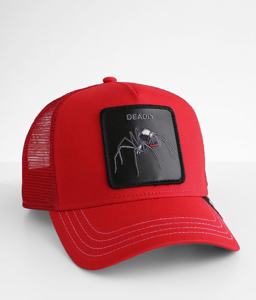 Goorin Brothers Red Dead Trucker Hat front view