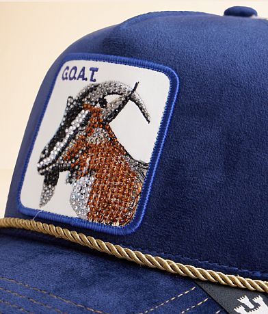 Goorin Bros. Sapphire Goat Velvet Trucker Hat misc detail 2 view