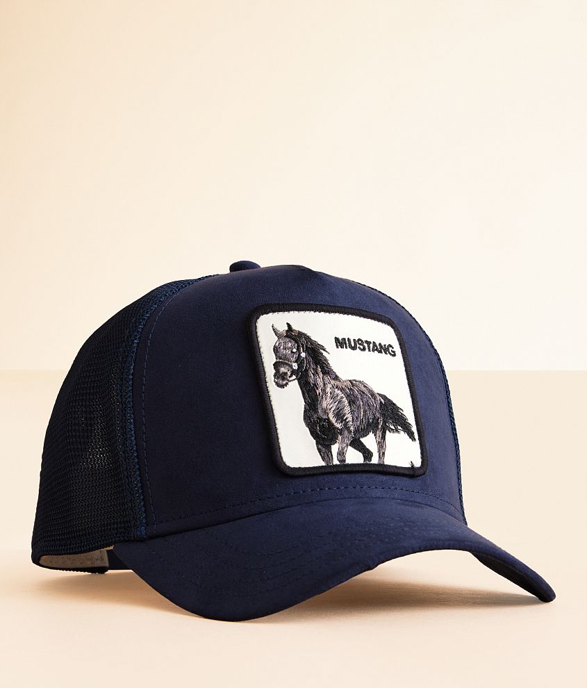 Goorin Bros. The Faux Suede Mustang Trucker Hat front view