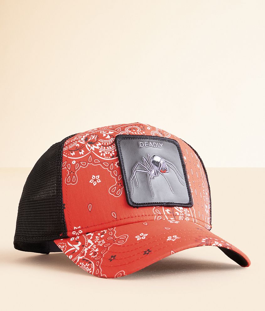 Goorin Bros. Paisley Spider Trucker Hat front view