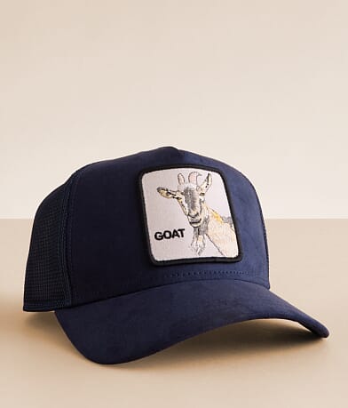 Goorin Bros. The Faux Suede Goat Trucker Hat front view