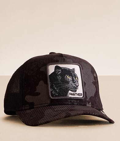 Goorin Bros. Panther Camo Corduroy Trucker Hat front view