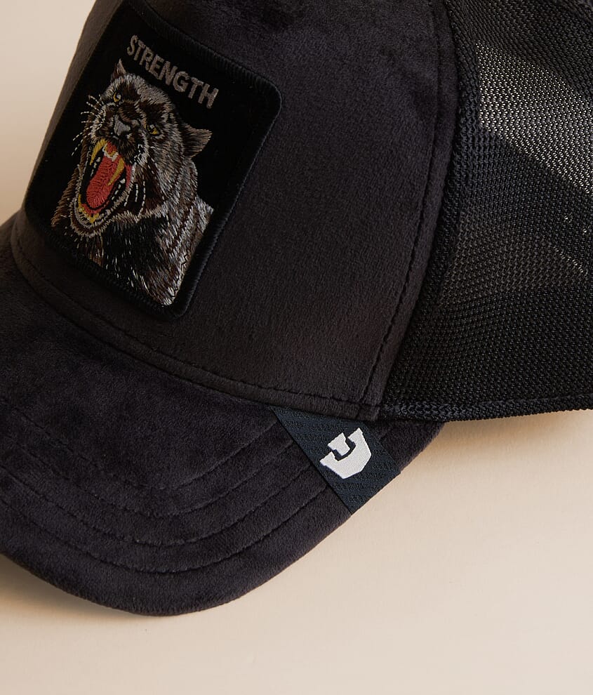 Velour Panther Trucker Hat