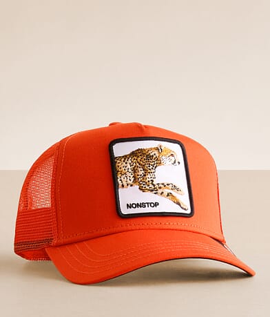 Goorin Bros. The Nonstop Cheetah Trucker Hat front view