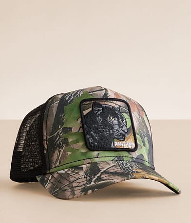 Goorin Bros. Camouflage Panther Trucker Hat front view
