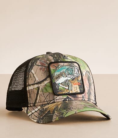 Goorin Bros. Camouflage Bass Trucker Hat front view