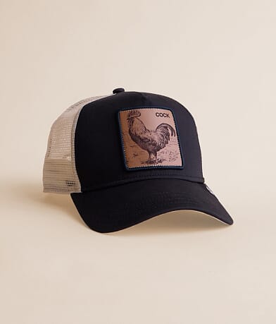 Goorin Bros. Laser Engraved Rooster Trucker Hat front view