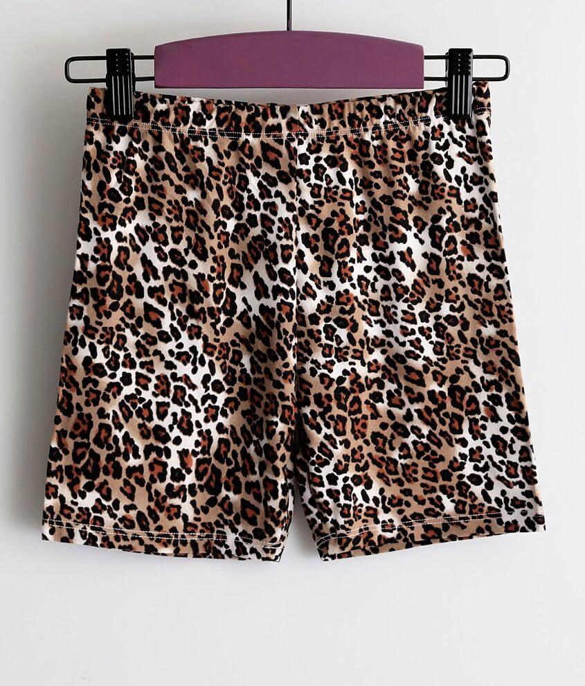 Girls - Daytrip Cheetah Print Biker Short - Girl's Shorts in Cheetah ...