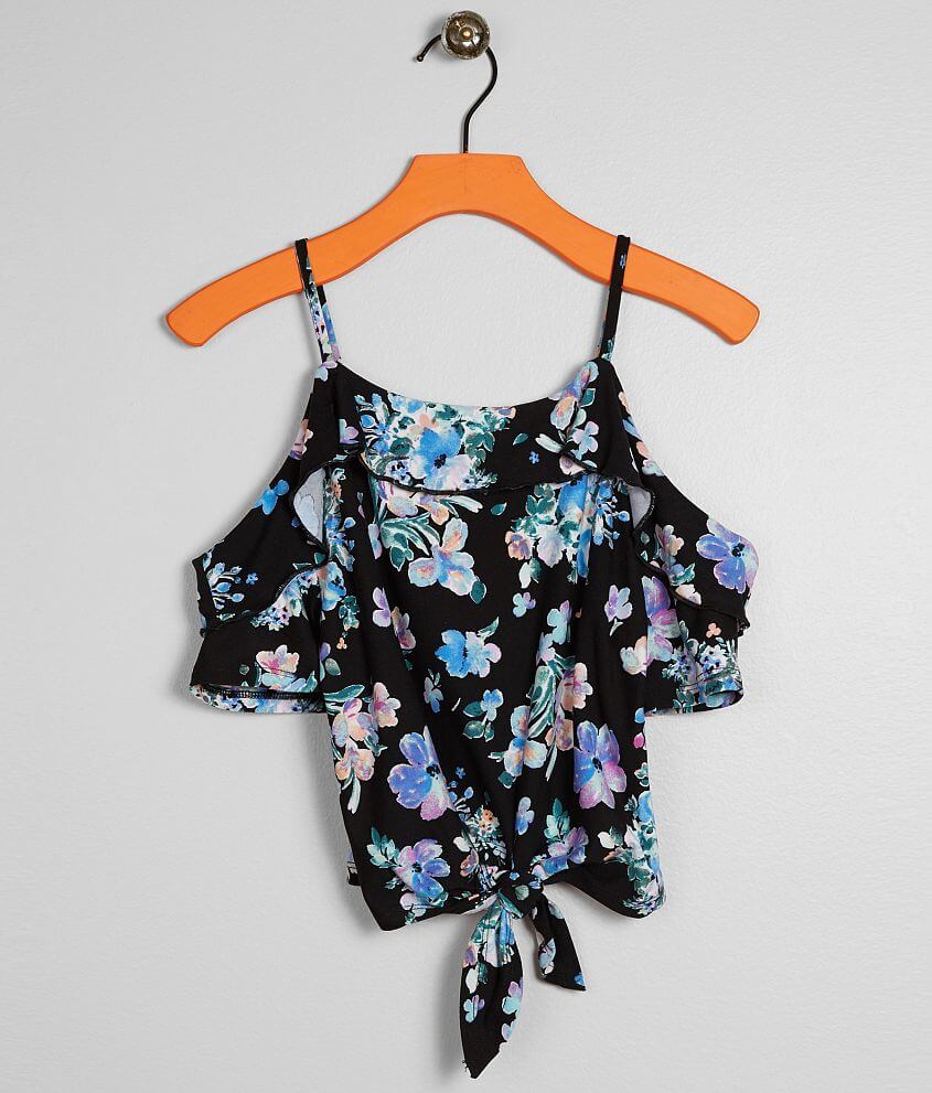 Girls - Daytrip Floral Print Top front view