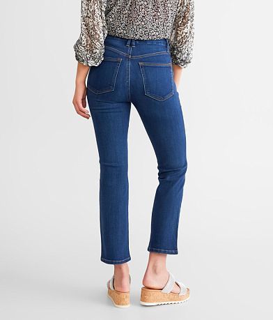 GOOD AMERICAN Good Legs High Rise Straight Stretch Jean BACK