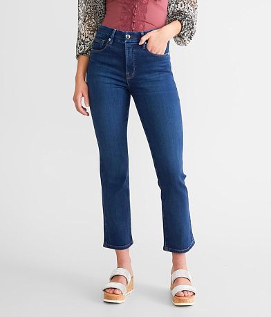 GOOD AMERICAN Good Legs High Rise Straight Stretch Jean FULL_LEFT_SIDE