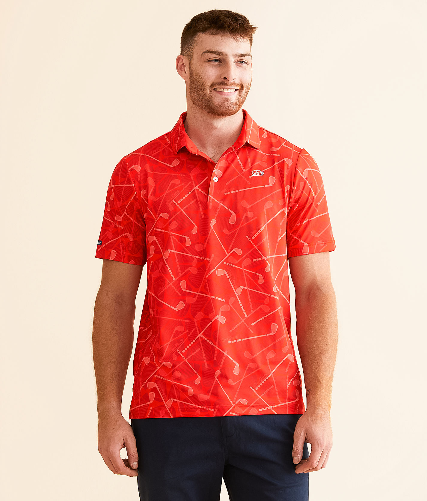 【Good Enough】red polo shirt $_1.JPG?set_id=2