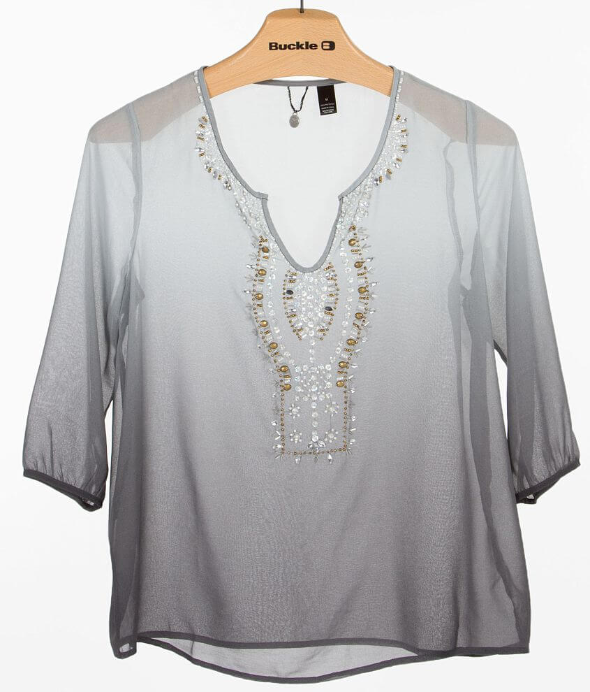 BKE Boutique Embellished Top front view