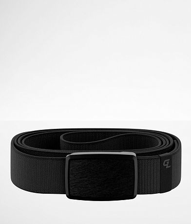 Denver Hayes Men's 1.5 Inch Easy Flip Buckle Web Belt - Black