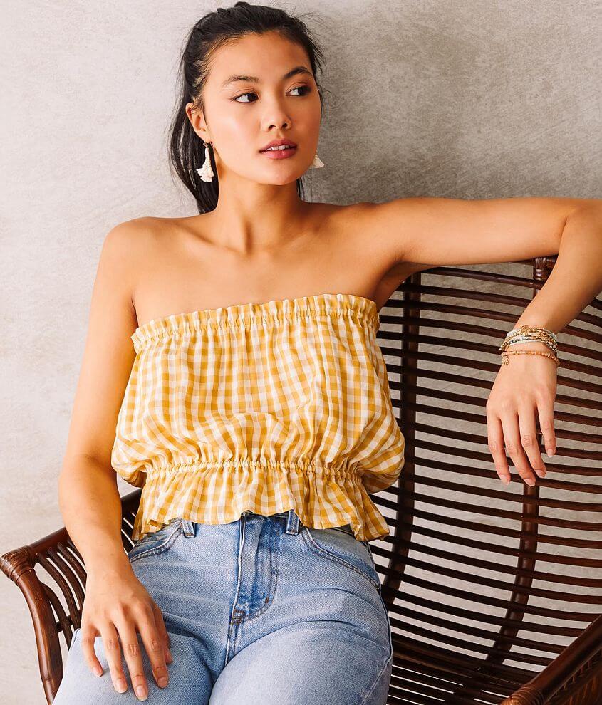 American eagle best sale yellow tube top