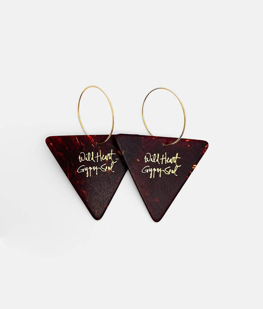 Groupie Love&#174; Triangle Guitar Pick Earring front view