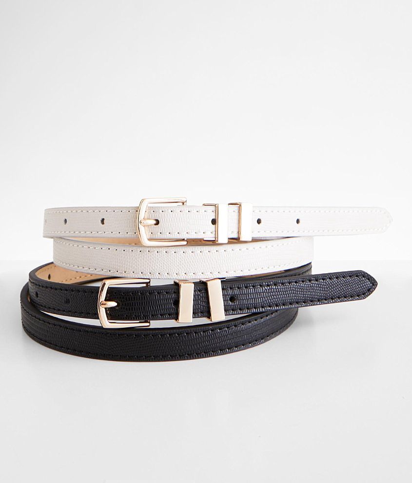 BKE Skinny Duo Belt Set front view