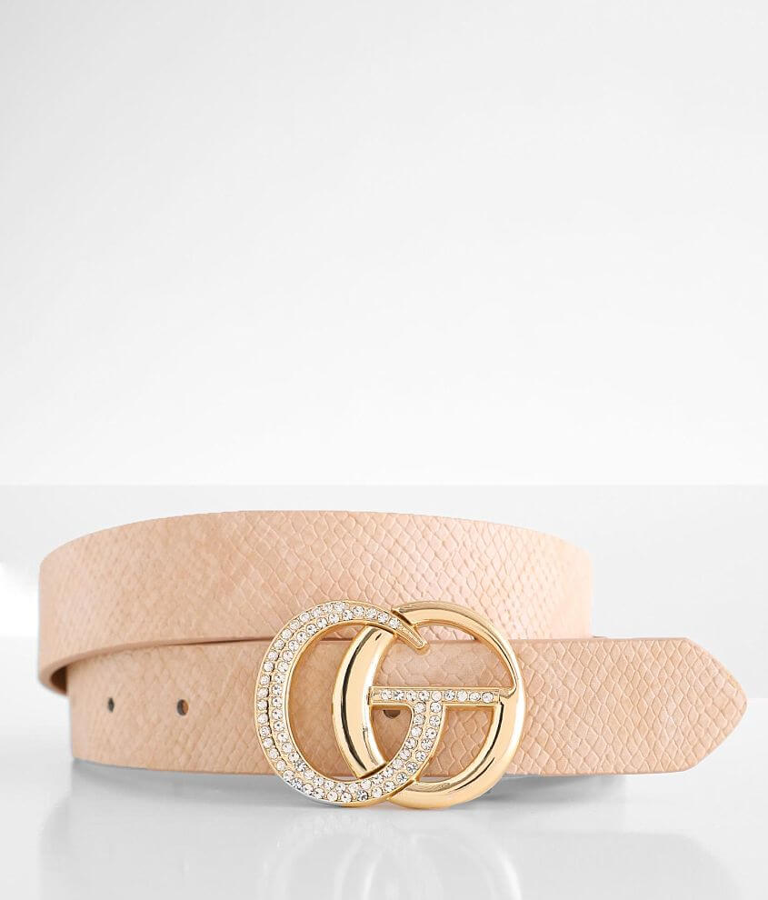 Tia B GO Belt - Brushed with Worn Gold Buckle | Tia B Boutique
