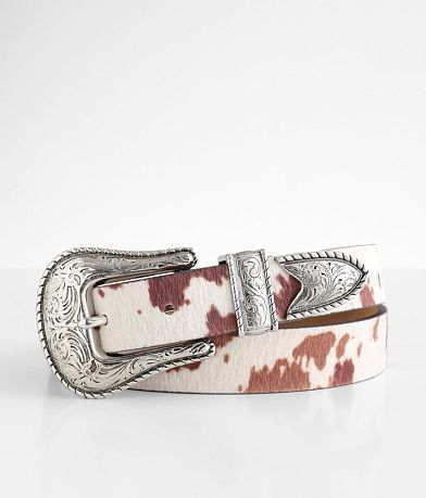 BKE Cow Print Belt front view