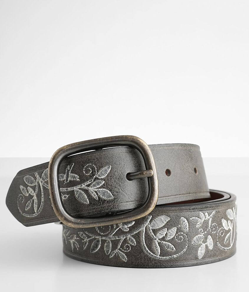 Flower Leather Belt Wide Leather Belt Women Leather Belt 