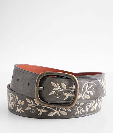 BKE Floral Embroidered Belt front view