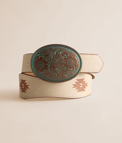 Embroidered Western Belt