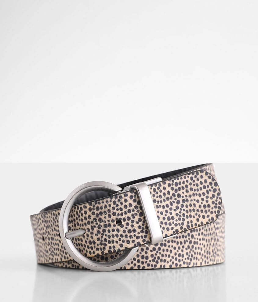 BKE Reversible Faux Leather Belt front view