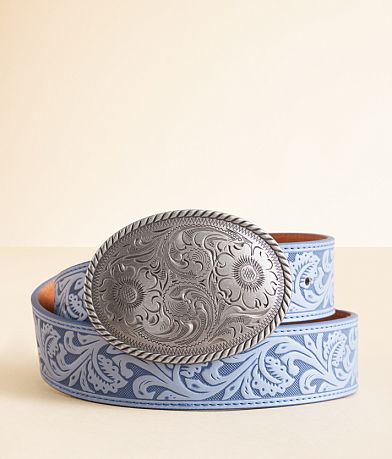 BKE Embossed Western Belt front view